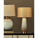 Geologie 28 inch 150 watt Beige/Pale Gray/Brown/Antique Brass Table Lamp Portable Light