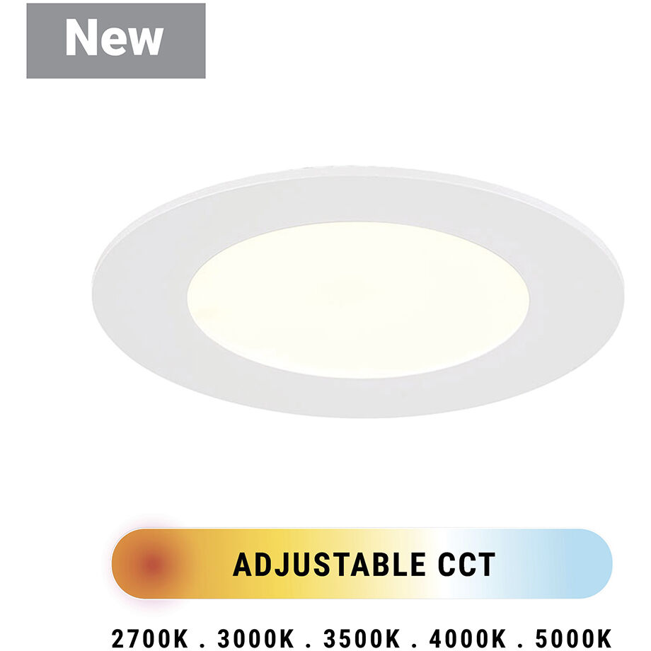 Midway LED White Recessed Fixture