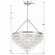 Calypso 8 Light 25 inch Polished Chrome Chandelier Ceiling Light