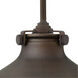 Congress 1 Light 10 inch Oil Rubbed Bronze Mini-Pendant Ceiling Light