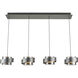 Axis LED 45.5 inch Graphite Linear Island Pendant Ceiling Light