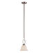 Signature 1 Light 8 inch Brushed Nickel Mini-Pendant Ceiling Light