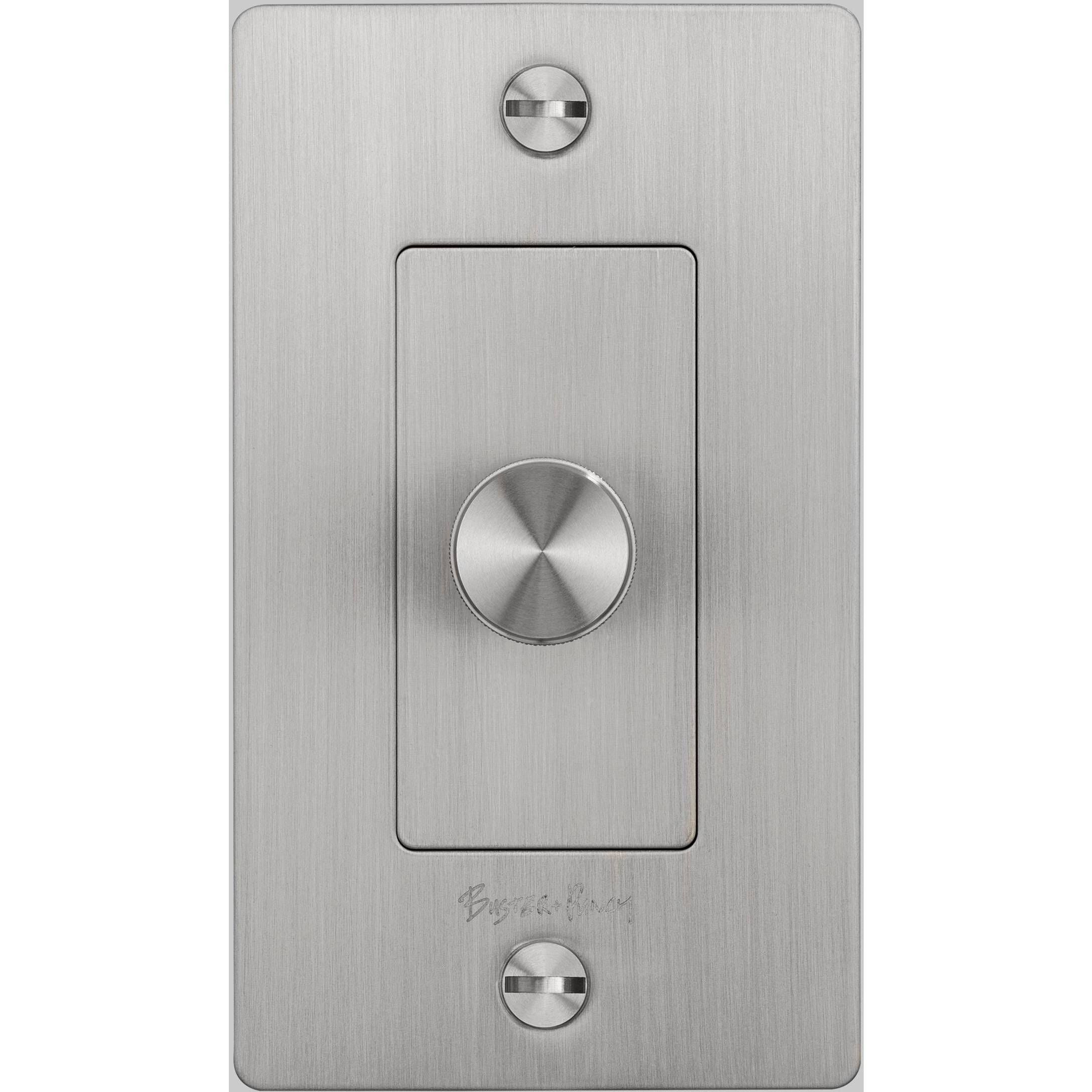 1G 100-120 Steel Dimmer Switch, LED