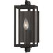 Nico 1 Light 13 inch French Iron Outdoor Wall Sconce