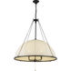 Alora Mood Crosby 4 Light 33 inch Matte Black Chandelier Ceiling Light