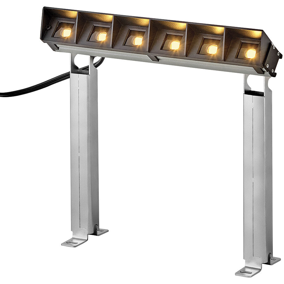 Vestra 12v 6 watt Antique Brushed Aluminum Landscape Wall Wash