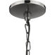 Moravian Star 1 Light 9 inch Oil Rubbed Bronze with Mercury Mini Pendant Ceiling Light