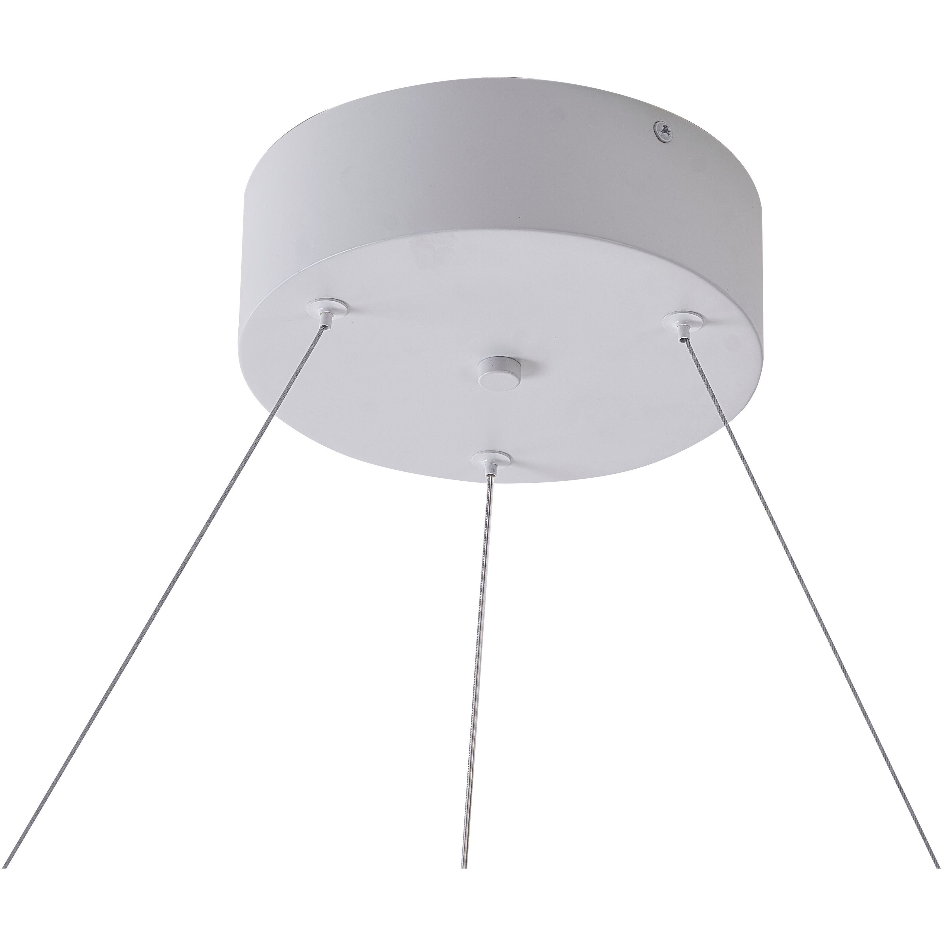 Canada LED 15.7 inch Matte White Chandelier Ceiling Light