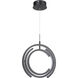 Dolby LED 13.75 inch Matte Black Pendant Ceiling Light