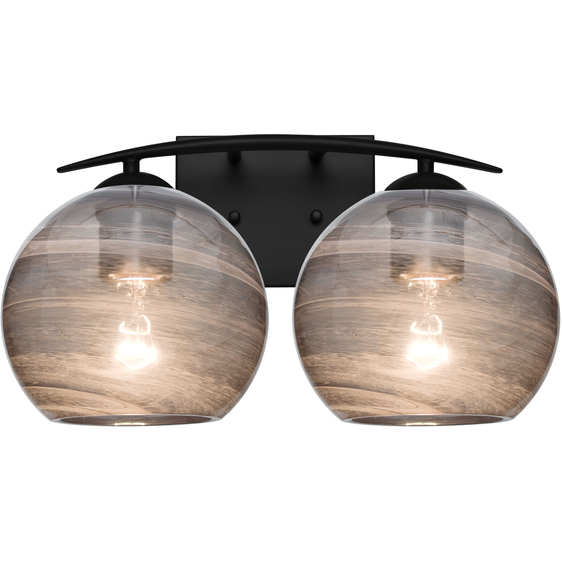 Jilly 2 Light 15 inch Black Vanity Light Wall Light