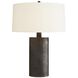 Prague 29.5 inch Blackened Table Lamp Portable Light