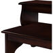 Melrose  15 inch Plantation Cherry Step Stool