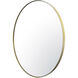 Tablet 30 X 30 inch Gold Wall Mirror