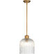 Meriam 1 Light 10 inch Brushed Brass Pendant Ceiling Light