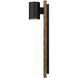 Woodone LED 26 inch Sand Black Outdoor Wall Sconce