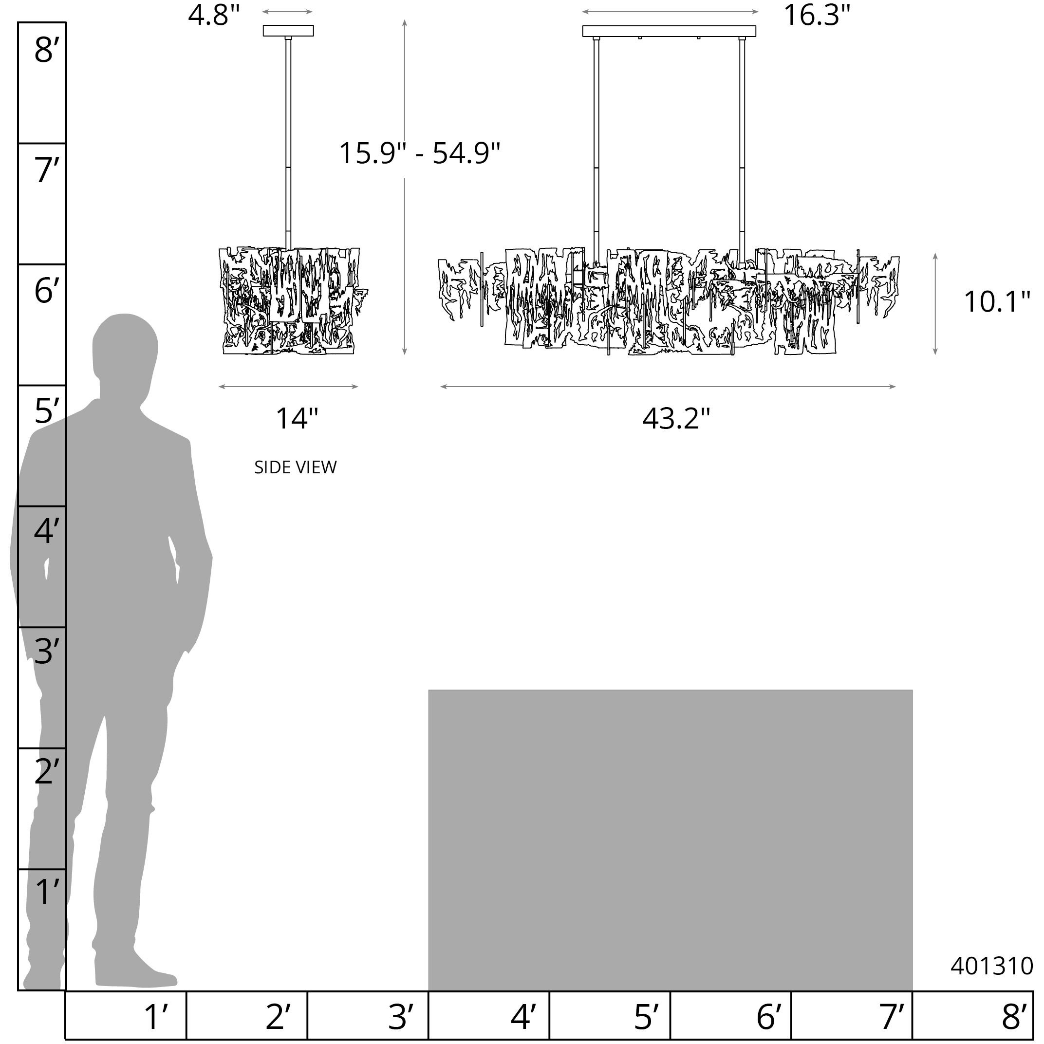 Art + Alchemy Brutus 4 Light 14 inch Dark Smoke Pendant Ceiling Light