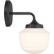 Cornwell 1 Light 6 inch Dark Matte Black Bath Sconce Wall Light