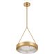 Agate 3 Light 15 inch Champagne Gold Pendant Ceiling Light