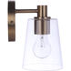 Emilio 1 Light 5 inch Satin Brass Wall Sconce Wall Light