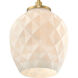 Dita 1 Light 9 inch Brushed Gold Pendant Ceiling Light