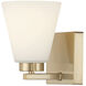 Strayhan 1 Light 5 inch Modern Gold Wall Sconce Wall Light