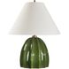 Renna 25.5 inch 150.00 watt Moss Green Glaze Table Lamp Portable Light