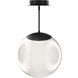 Honeymooner LED 20 inch Black Pendant Ceiling Light, dweLED