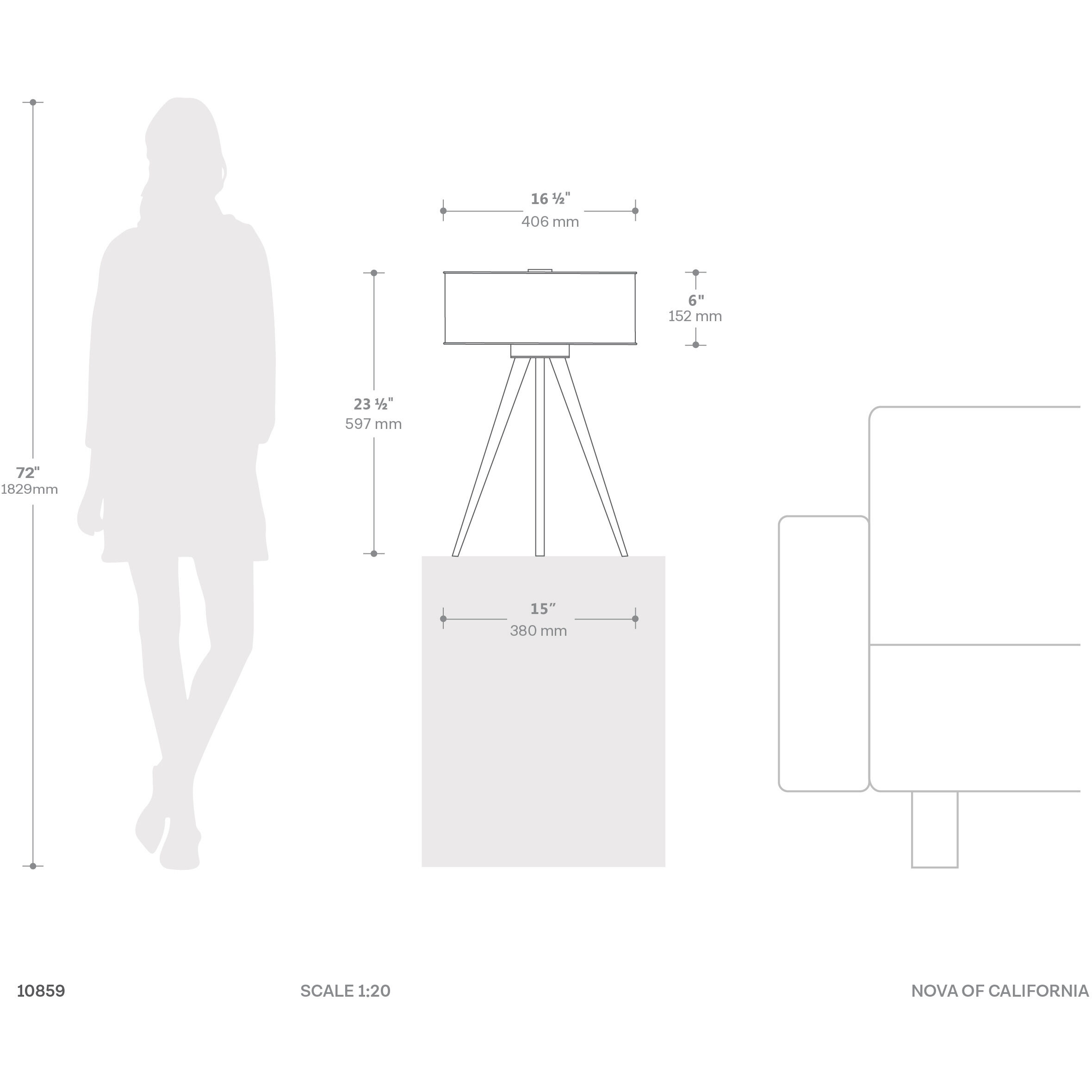 Quattro 31 inch 23.00 watt Natural Ash Wood and Weathered Brass Table Lamp Portable Light