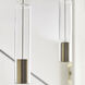 Sean Lavin Captra 1 Light 12 Aged Brass Low-Voltage Pendant Ceiling Light in MonoRail, LED 90 CRI 3000K