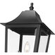 Gannon 3 Light 26.75 inch Black Outdoor Post Mount Fixture
