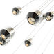 Perrier LED 24 inch Chrome Multi Light Pendant Ceiling Light