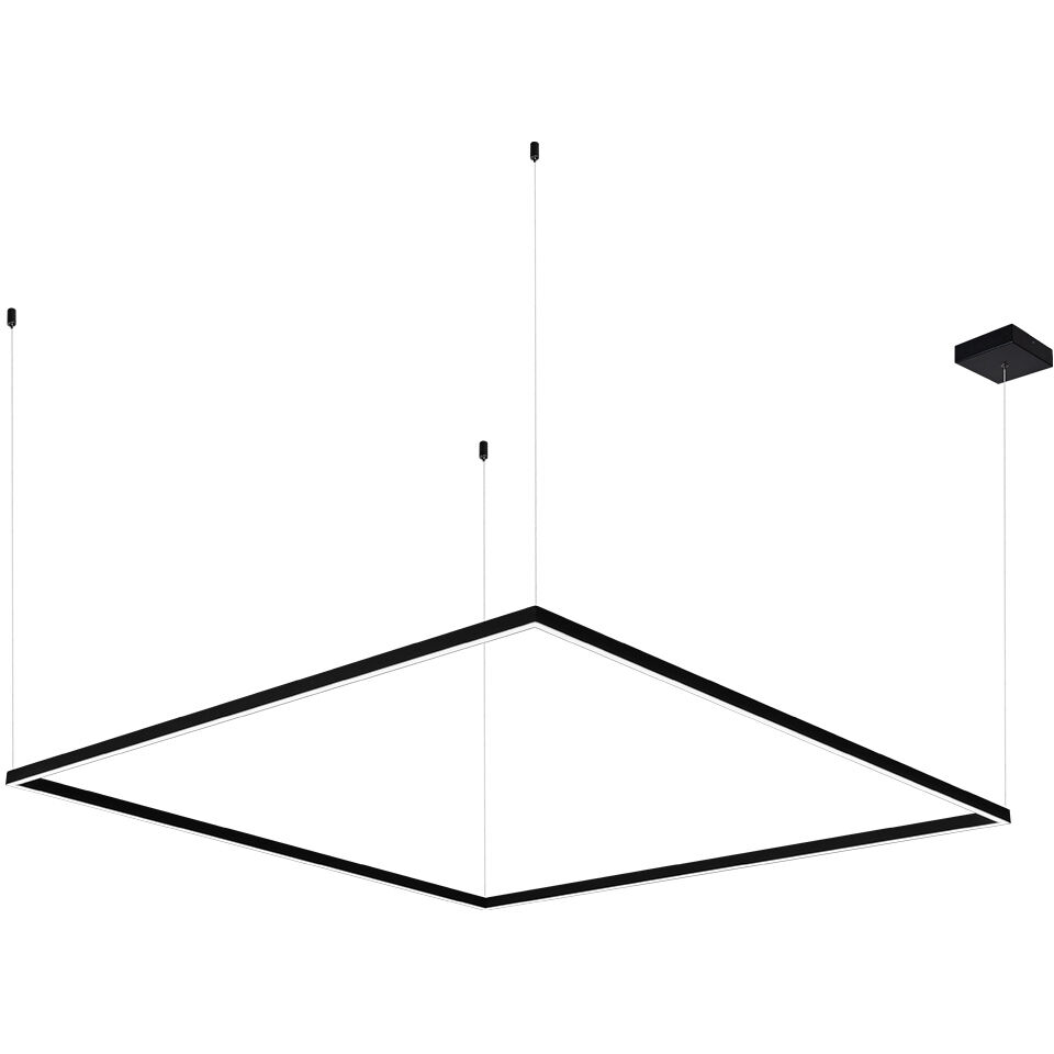 Atria 51.25 inch Black Chandelier Ceiling Light