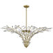Flora Grace 12 Light 50 inch Champagne Gold Chandelier Ceiling Light