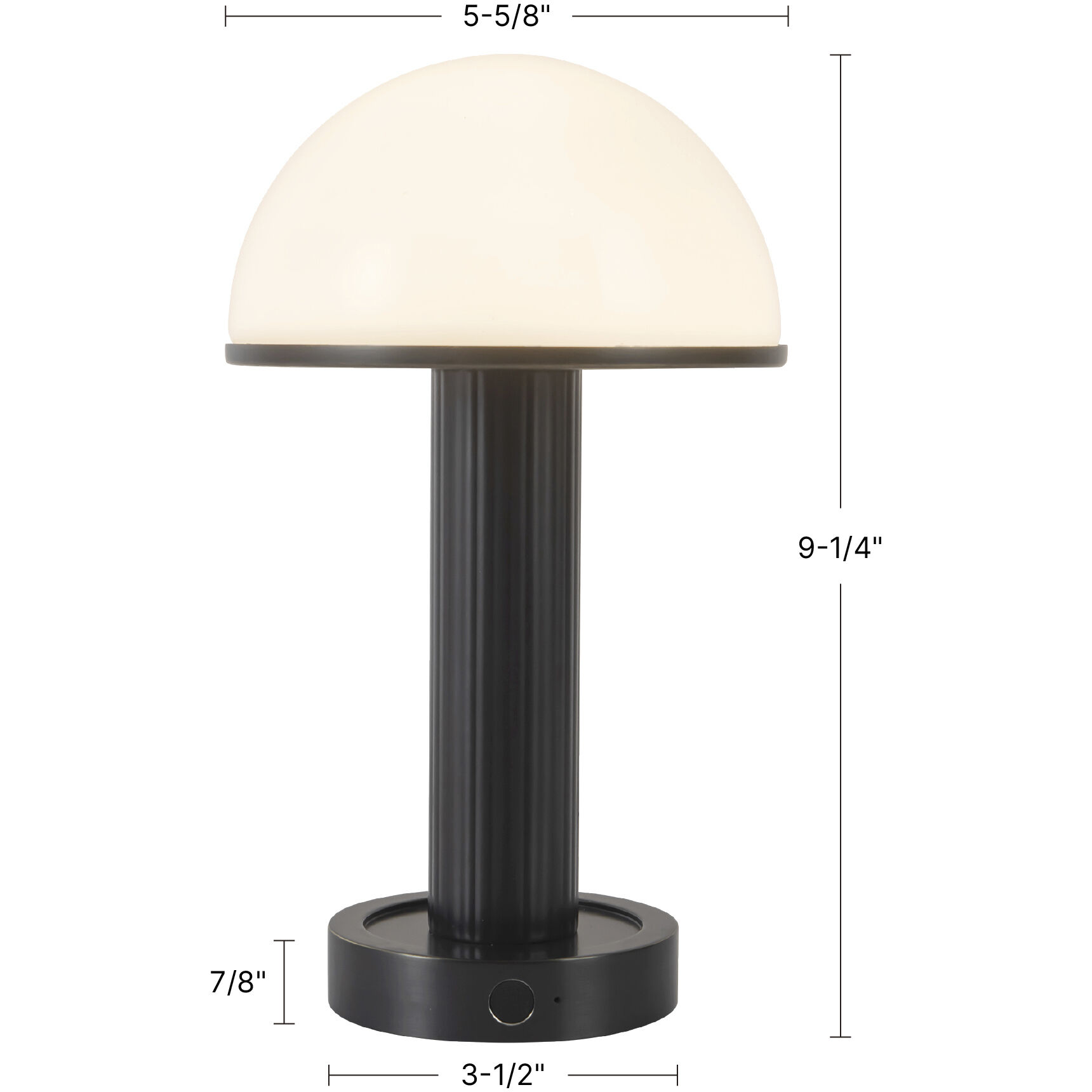 Vienna 9.25 inch 3 watt Vintage Brass Table Lamp Portable Light