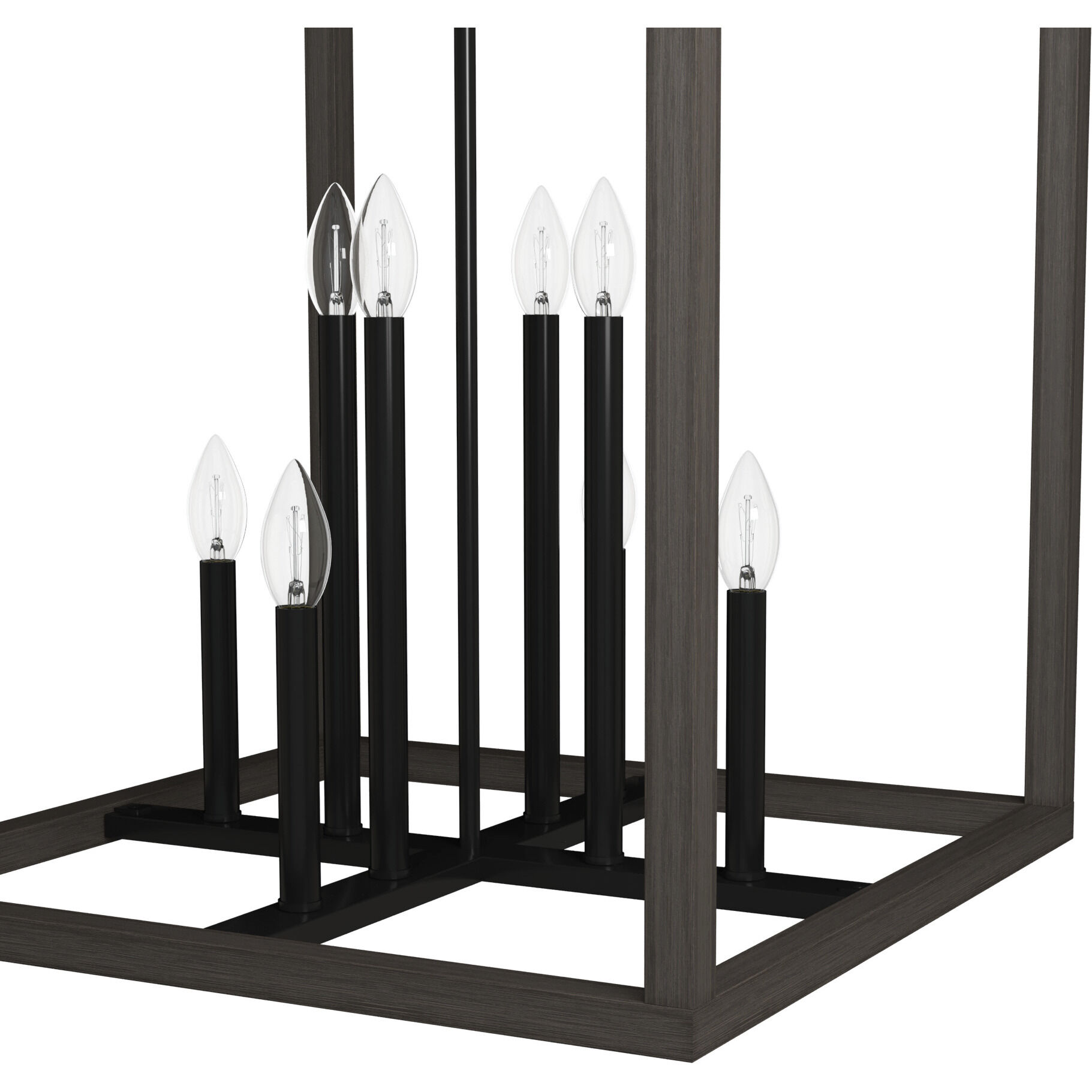 Squire Manor 4 Light 22 inch Matte Black Pendant Ceiling Light