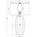 Bandini 30.75 inch 150.00 watt Off-White Table Lamp Portable Light