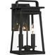 Great Outdoors Isla Vista 2 Light 14 inch Coal Outdoor Wall Mount