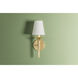 Emily 1 Light 5.5 inch Gold Leaf Wall Sconce Wall Light