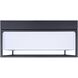 Bretton LED 12 inch Black Flush Mount Ceiling Light