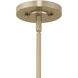 Celino Linear Chandelier Ceiling Light in Champagne Bronze