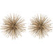 Supernova Gold Table D&eacute;cor, Set of 2