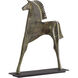 Etruscan Steed 18.25 X 4 inch Sculpture, Small