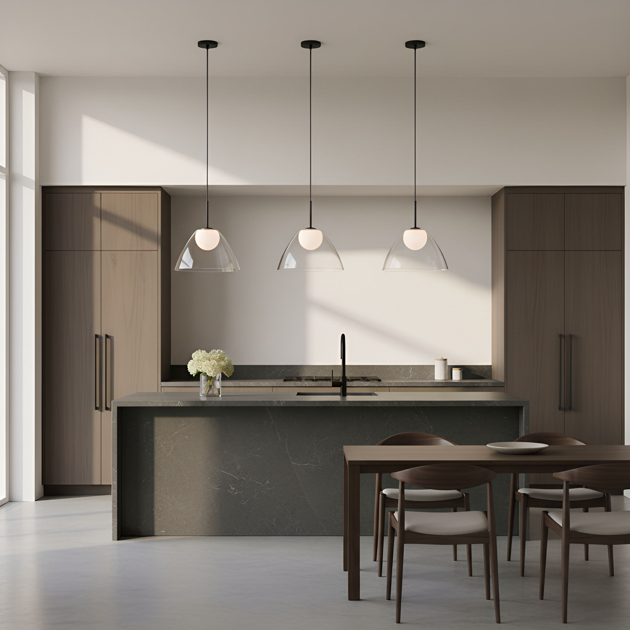 Drew & Jonathan Suma 1 Light 16 inch Midnight Black Pendant Ceiling Light, Medium