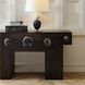 Cairo 62 X 17 inch Umber and Bengal with Antique Brass Console Table