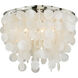 Elsa LED 16 inch Satin Nickel Flush Mount Ceiling Light