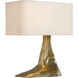 Anne-Marie Barton Terra-Forma 22.75 inch 8.00 watt Museum Brass Right Table Lamp Portable Light