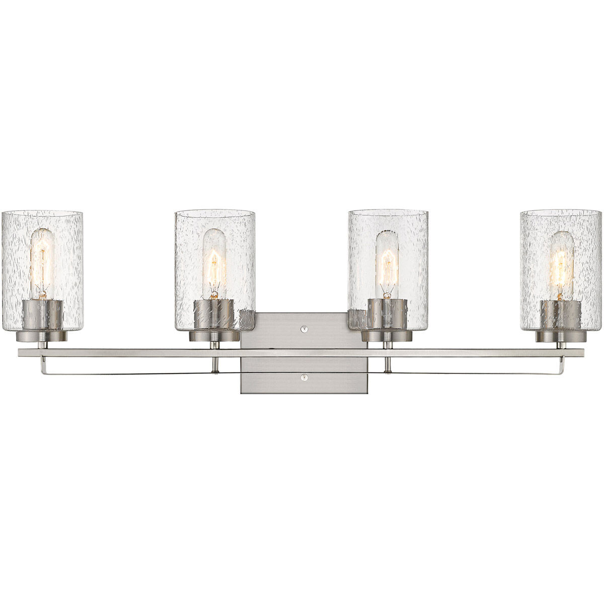 Orella 4 Light 32 inch Satin Nickel Vanity Light Wall Light