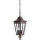 Cotswold Lane 3 Light 9.5 inch Grecian Bronze Outdoor Pendant, Small