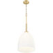 Naya 1 Light 11.75 inch Modern Gold Pendant Ceiling Light