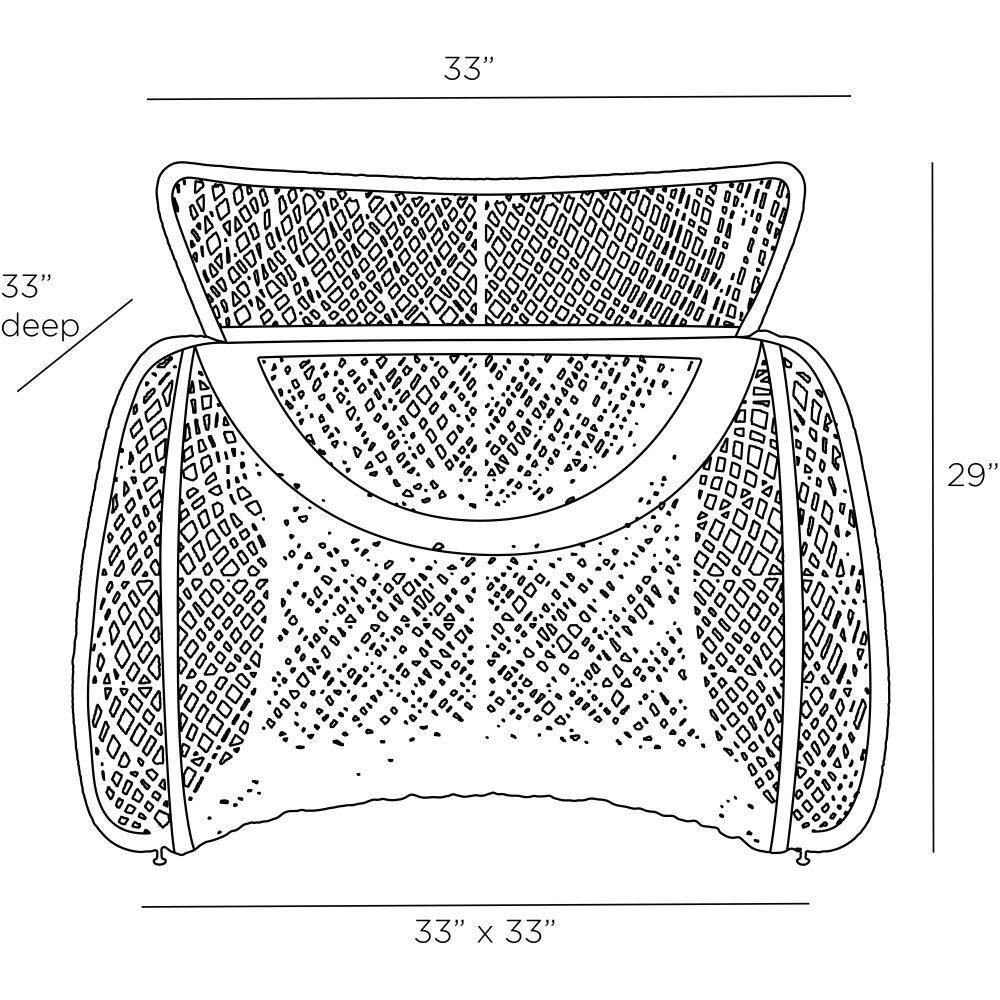 Sojourner Dark Gray Wash Lounge Chair